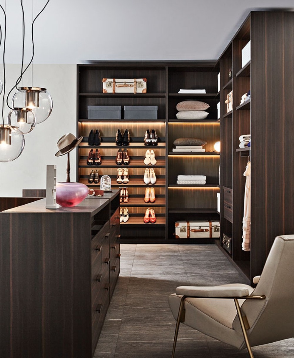 Molteni&C Гардеробная система Gliss Walk-In от Molteni & C — в интерьере