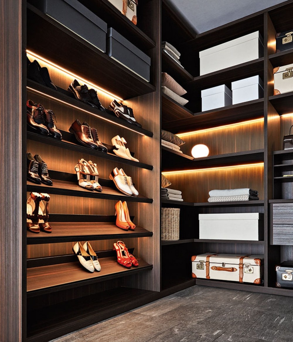 Molteni&C Гардеробная система Gliss Walk-In от Molteni & C — в интерьере