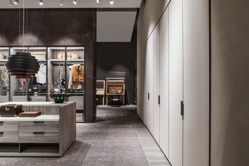 Molteni&C Гардеробная система Gliss Walk-In от Molteni & C — в интерьере