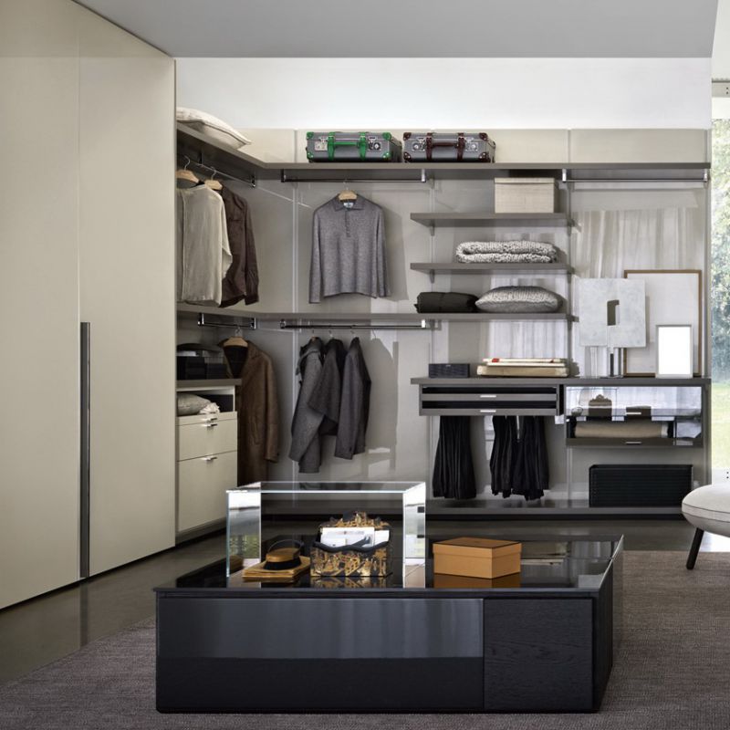 Molteni&C Гардеробная система Gliss Walk-In от Molteni & C — в интерьере