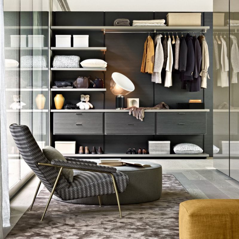 Molteni&C Гардеробная система Gliss Walk-In от Molteni & C — в интерьере