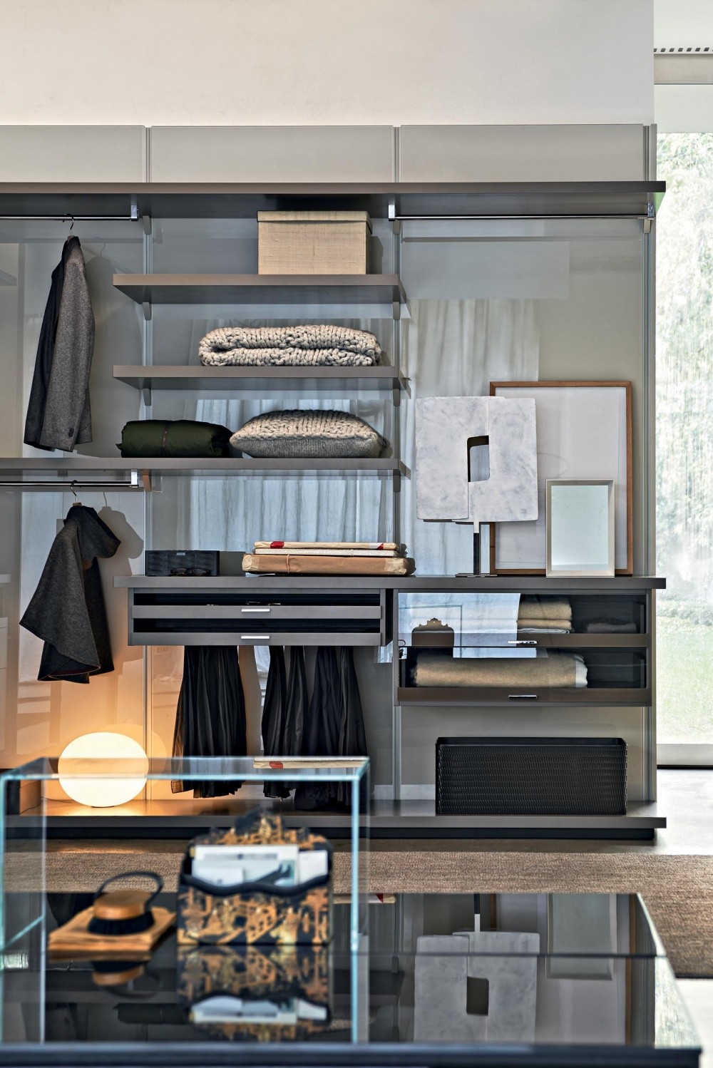 Molteni&C Гардеробная система Gliss Walk-In от Molteni & C — в интерьере