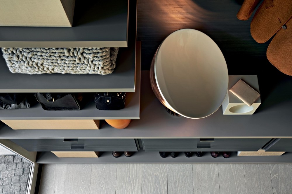 Molteni&C Гардеробная система Gliss Walk-In от Molteni & C — в интерьере