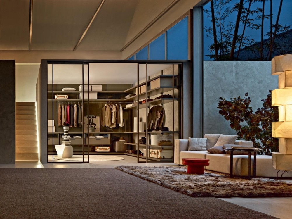 Molteni&C Гардеробная система Gliss Walk-In от Molteni & C — в интерьере