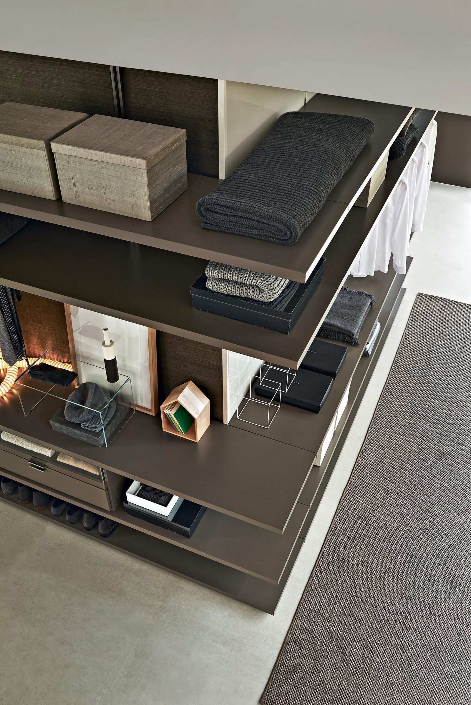 Molteni&C Гардеробная система Gliss Walk-In от Molteni & C — в интерьере