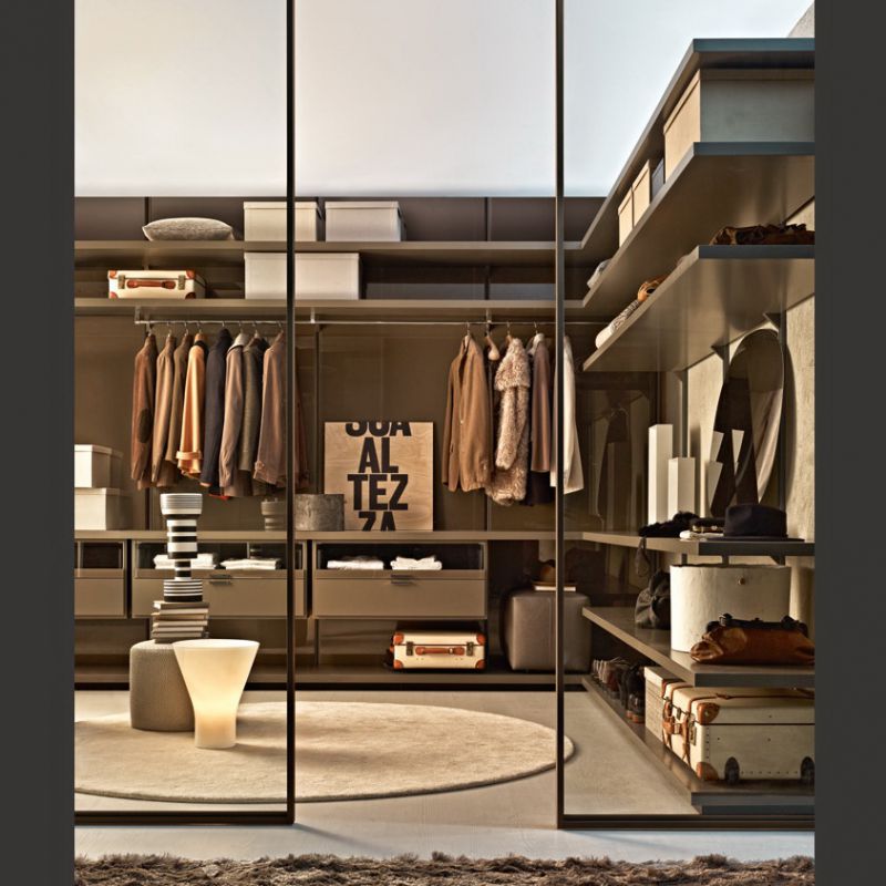 Molteni&C Гардеробная на заказ Dwell от Molteni & C — в интерьере