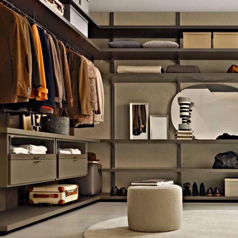 Molteni&C Гардеробная на заказ Dwell от Molteni & C — в интерьере