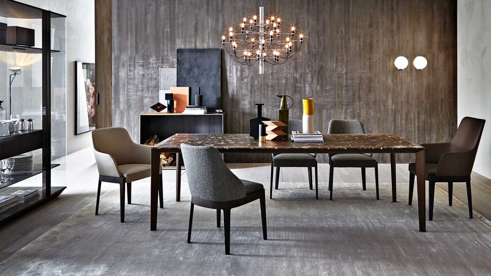 Molteni&C Стул Chelsea с подлокотниками от Molteni & C — в интерьере