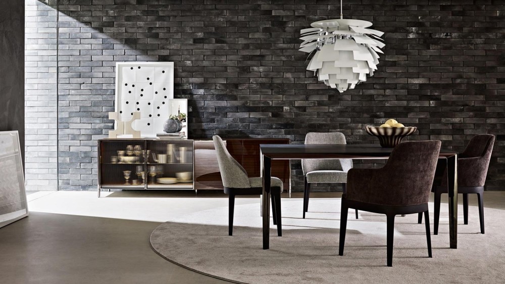 Molteni&C Стул Chelsea с подлокотниками от Molteni & C — в интерьере