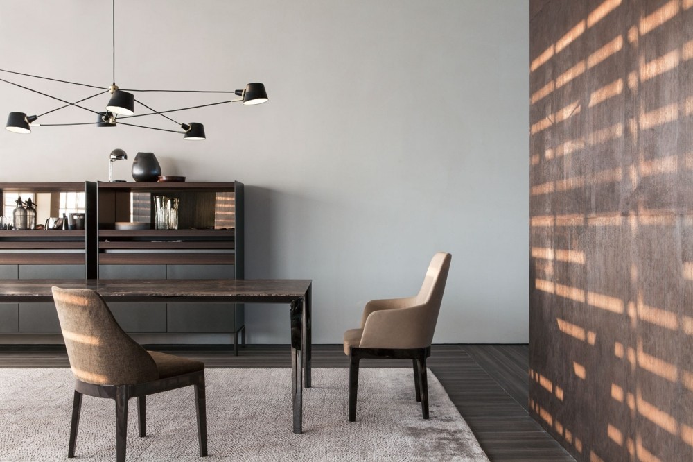 Molteni&C Стул Chelsea с подлокотниками от Molteni & C — в интерьере