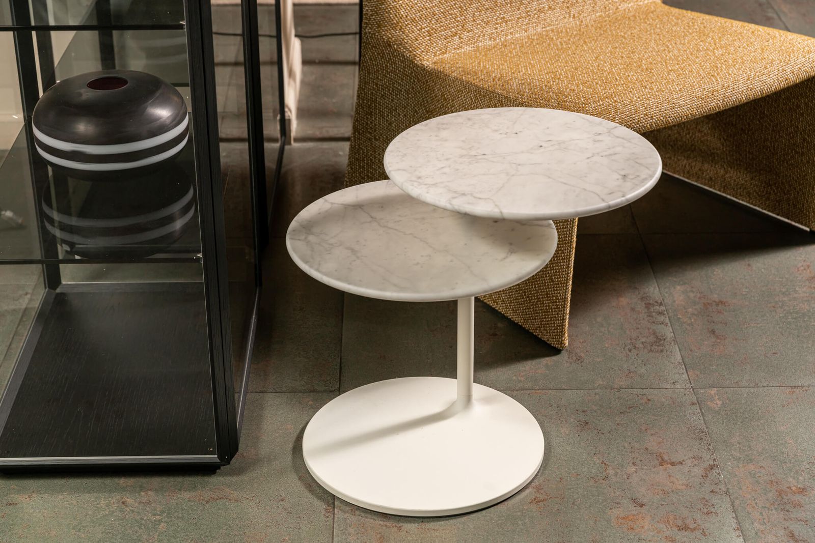 Molteni&C Журнальный столик Vicino white carrara от Molteni & C — в интерьере