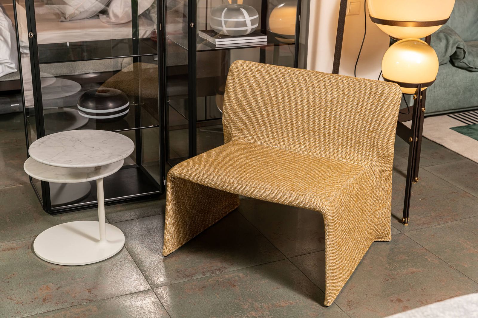 Molteni&C Журнальный столик Vicino white carrara от Molteni & C — в интерьере