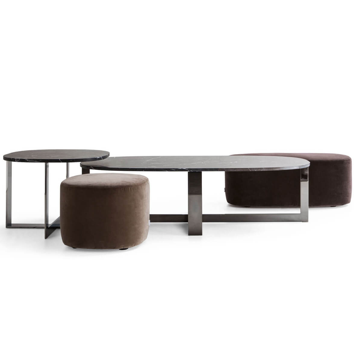 Molteni&C Журнальный столик Domino Next Carrara/Calacatta White от Molteni & C