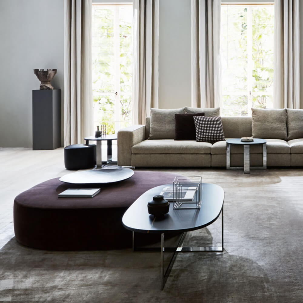 Molteni&C Журнальный столик Domino Next Carrara/Calacatta White от Molteni & C — в интерьере