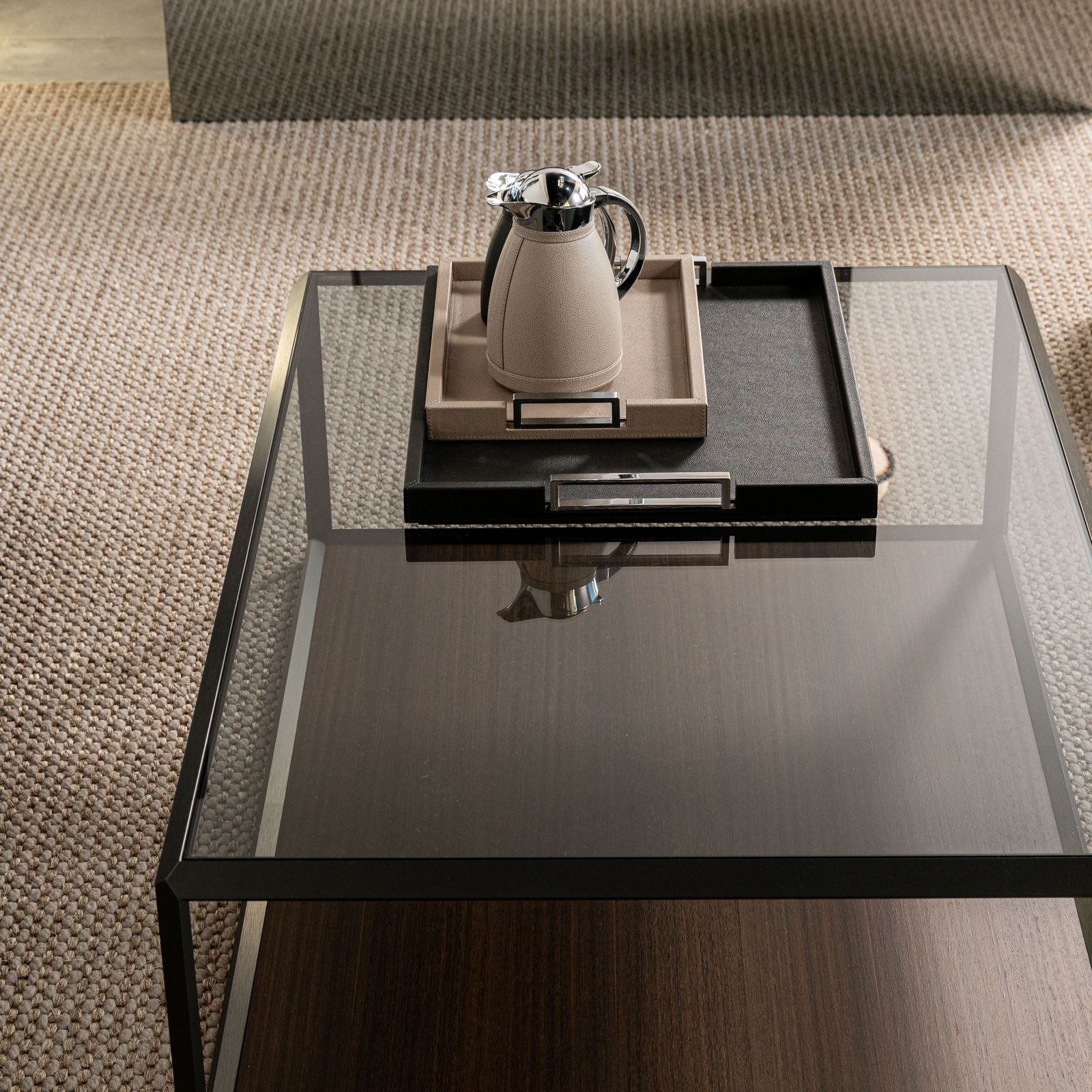 Molteni&C Журнальный столик 45° прямоугольный с мрамором от Molteni & C — в интерьере