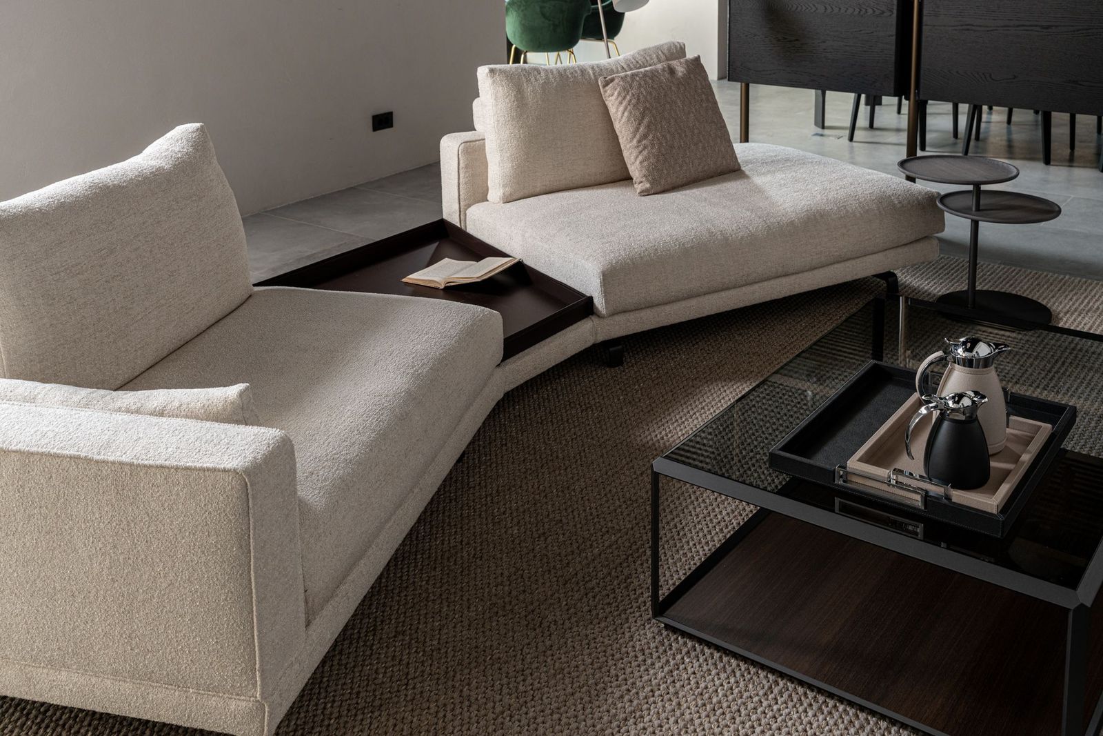 Molteni&C Журнальный столик 45° прямоугольный с мрамором от Molteni & C — в интерьере