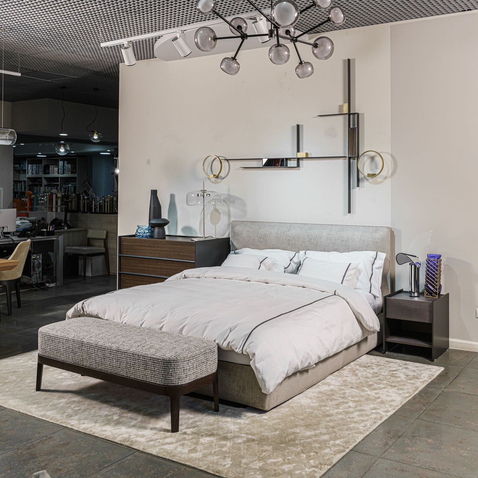 Molteni&C Кровать в стиле минимализм Ribbon от Molteni & C — в интерьере