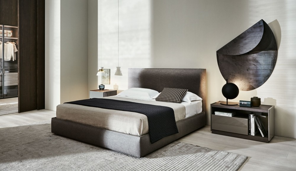 Molteni&C Кровать в стиле минимализм Ribbon от Molteni & C — в интерьере