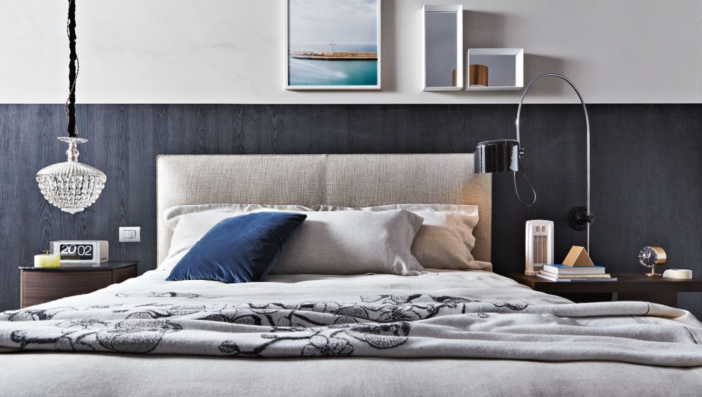 Molteni&C Кровать в стиле минимализм Ribbon от Molteni & C — в интерьере