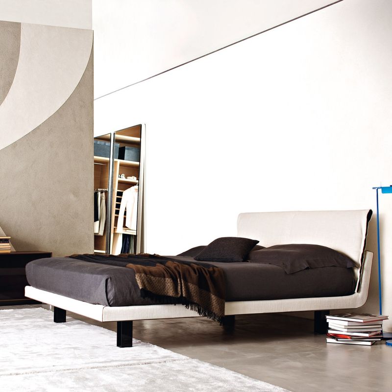 Molteni&C Кожаная современная кровать Honey от Molteni & C