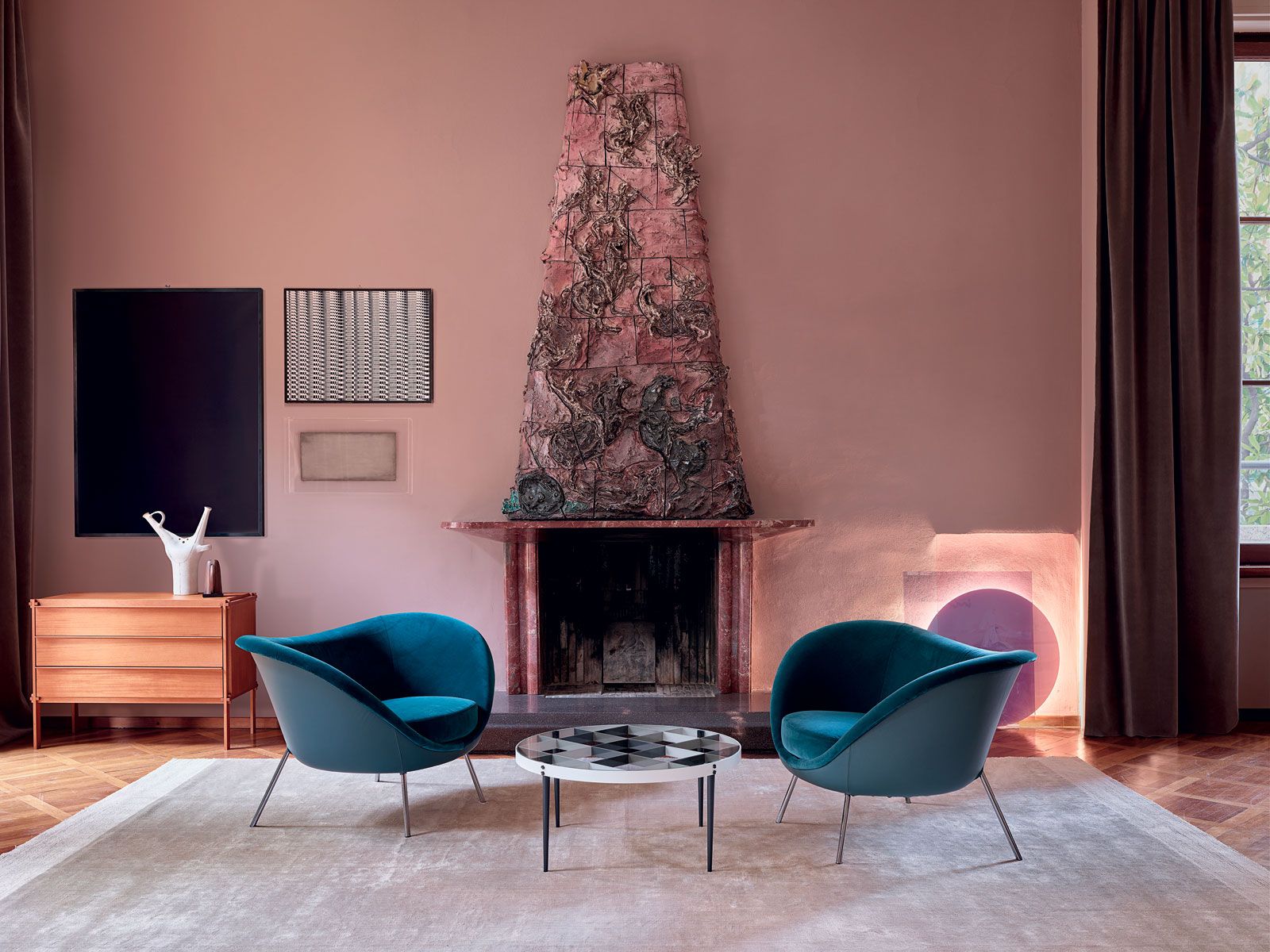 Molteni&C Кресло D.154.2 Gio Ponti от Molteni & C — в интерьере