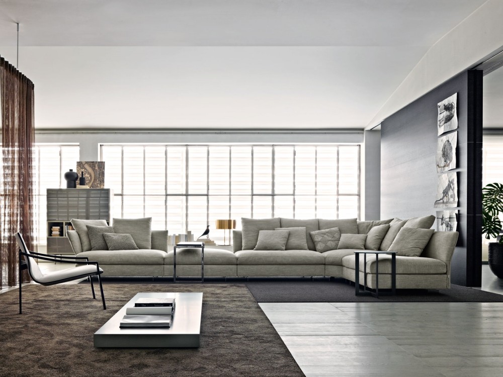 Molteni&C Модульный угловой диван Holiday от Molteni & C — в интерьере