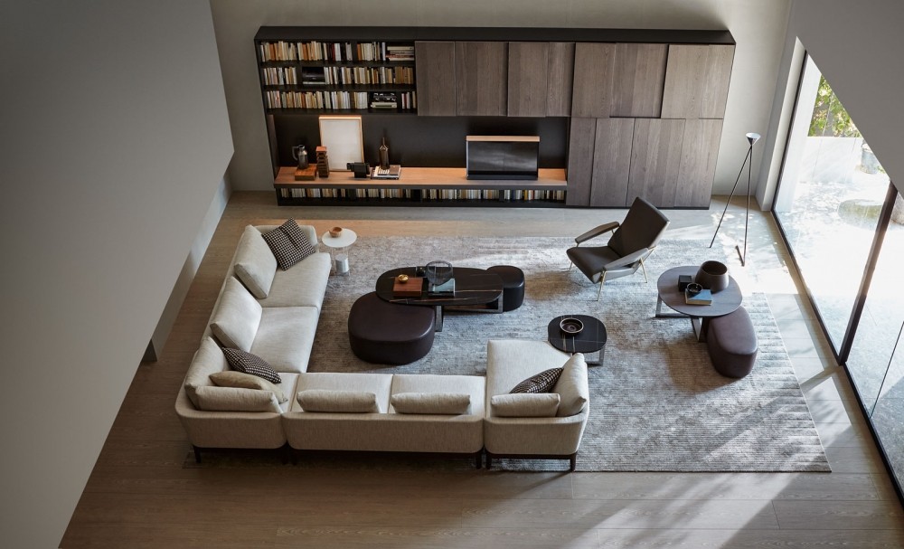 Molteni&C Диван Chelsea от Molteni & C — в интерьере