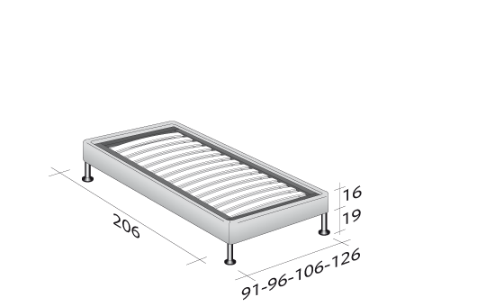 Flou Кровать минимализм SOMMIER от Flou