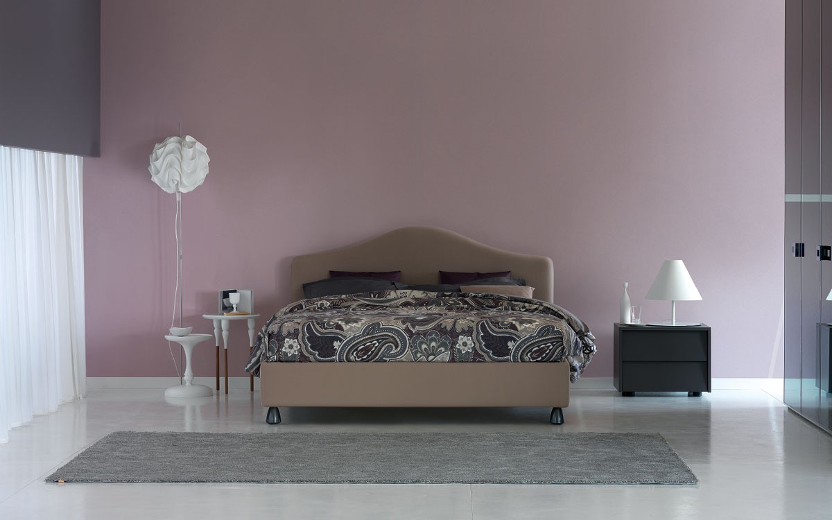 Flou Мягкая кровать PEONIA от Flou — в интерьере