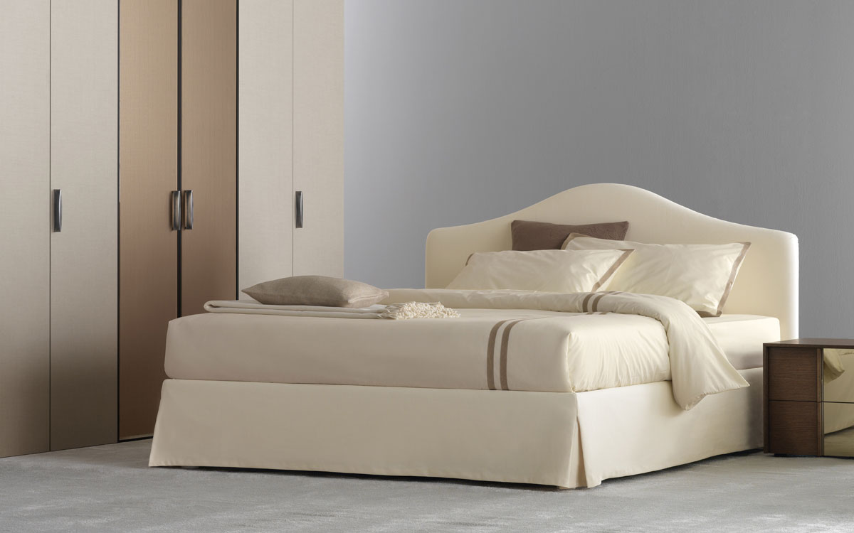Flou Мягкая кровать PEONIA от Flou — в интерьере