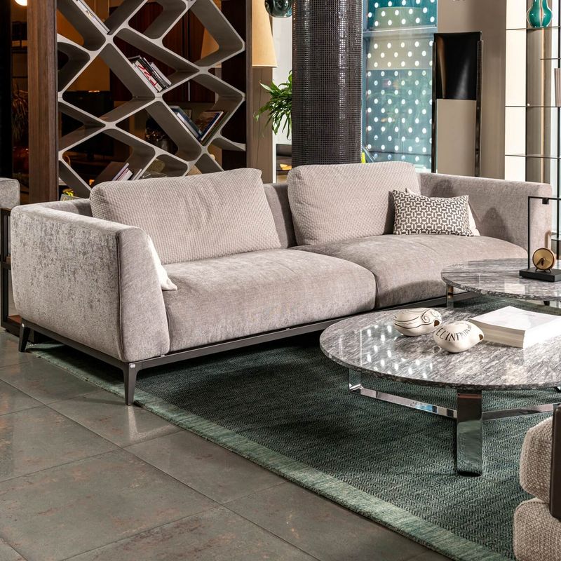 Flou Диван Olivier Seattele Light Grey от Flou — в интерьере