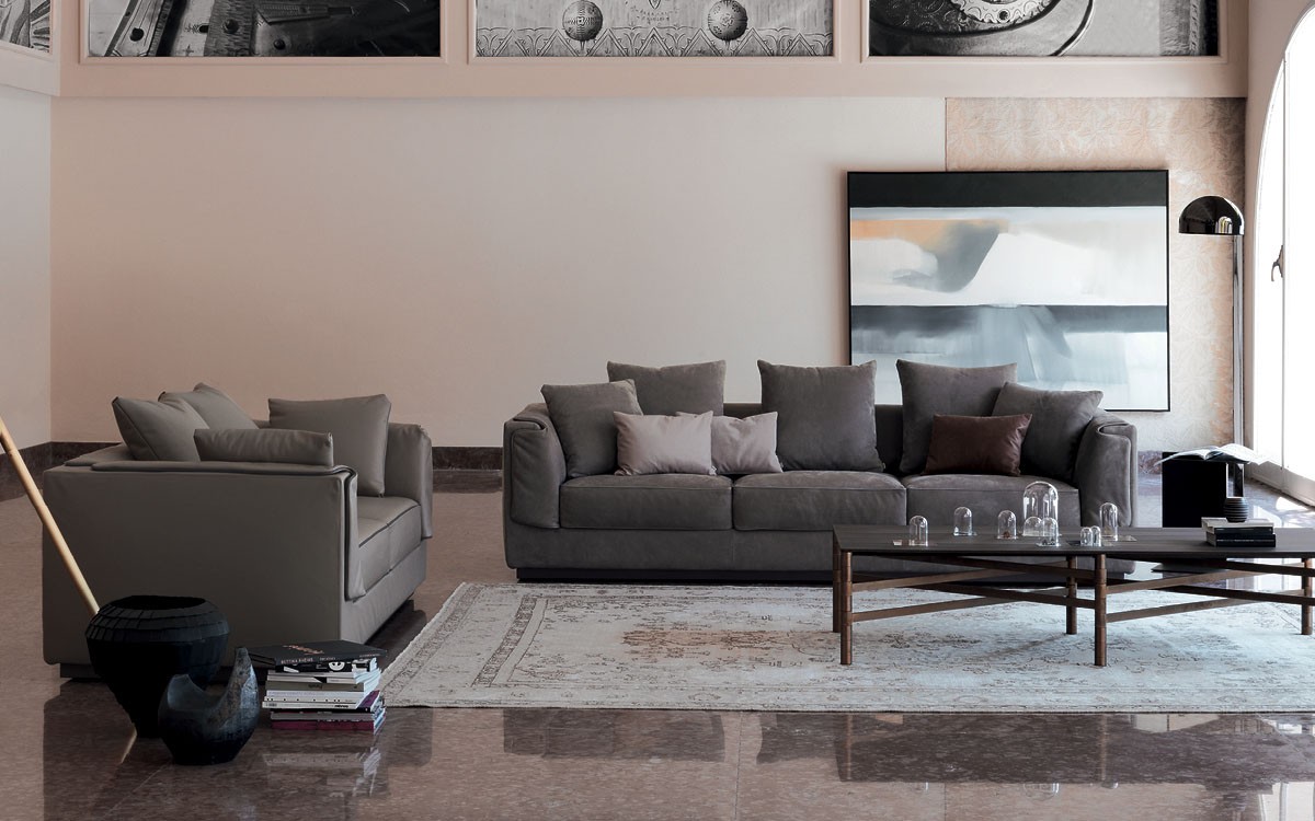 Flou Диван Gentleman от Flou — в интерьере