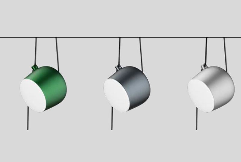 Flos Люстра Aim из 3 подвесов от Flos — в интерьере