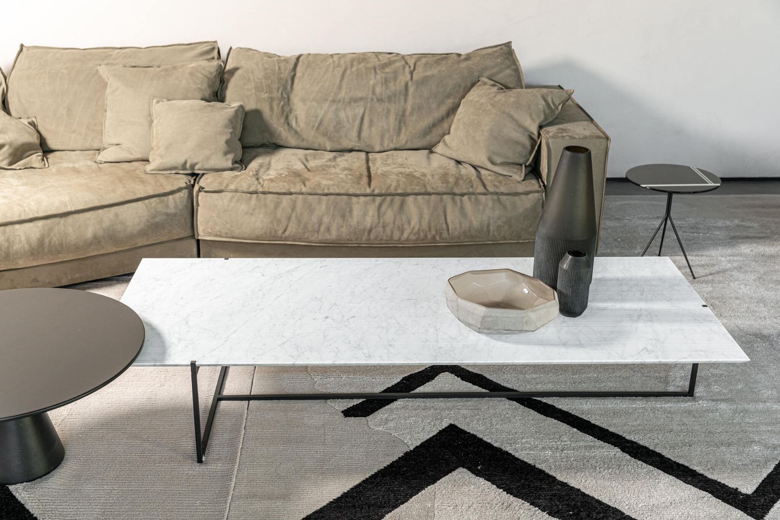 Baxter Диван Budapest Soft Kashmir Azure 430 от Baxter — в интерьере