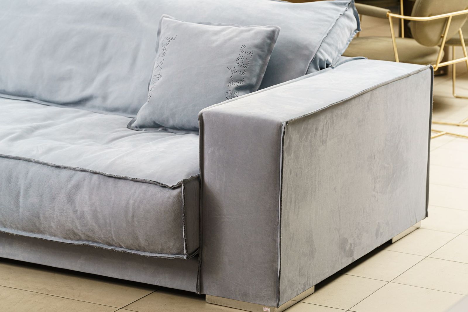 Baxter Диван Budapest Soft Kashmir Azure 430 от Baxter — в интерьере