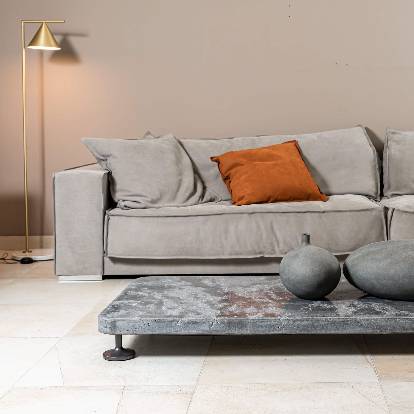 Baxter Диван Budapest Soft Kashmir Azure 430 от Baxter — в интерьере