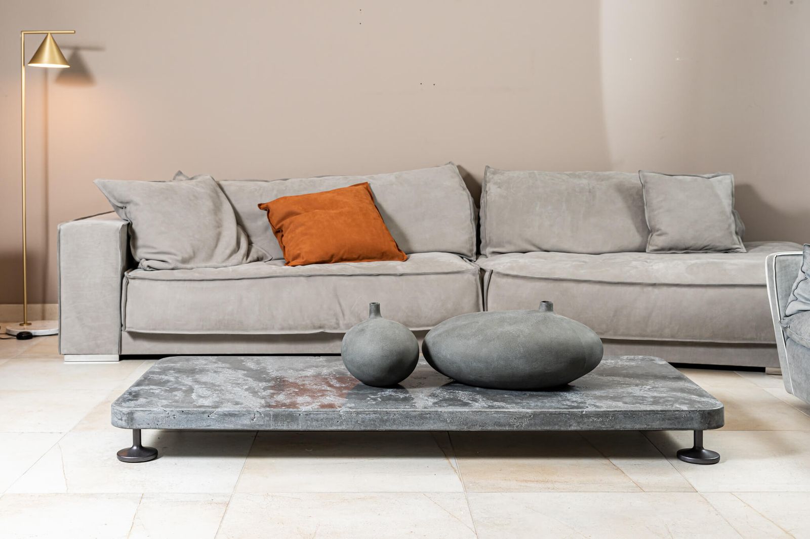 Baxter Диван Budapest Soft Kashmir Azure 430 от Baxter — в интерьере