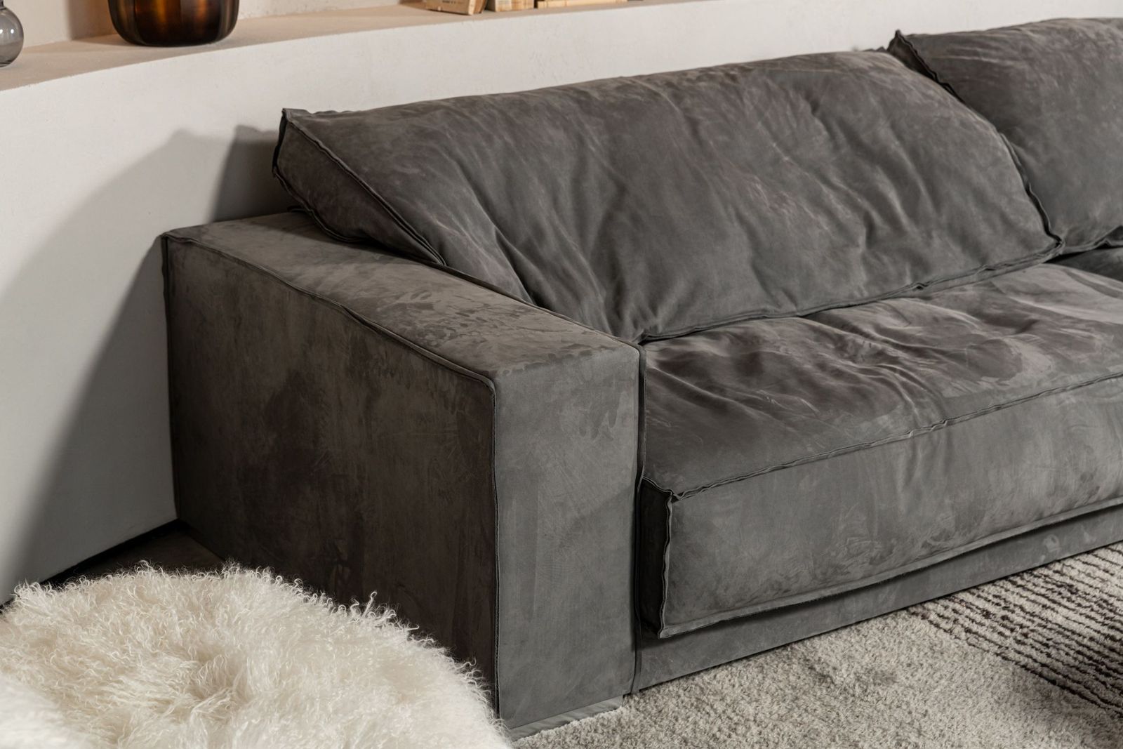 Baxter Диван Budapest Soft Kashmir Azure 430 от Baxter — в интерьере