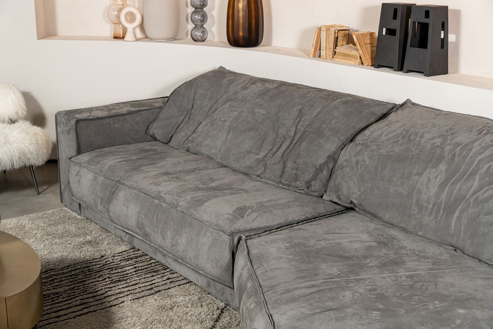 Baxter Диван Budapest Soft Kashmir Azure 430 от Baxter — в интерьере