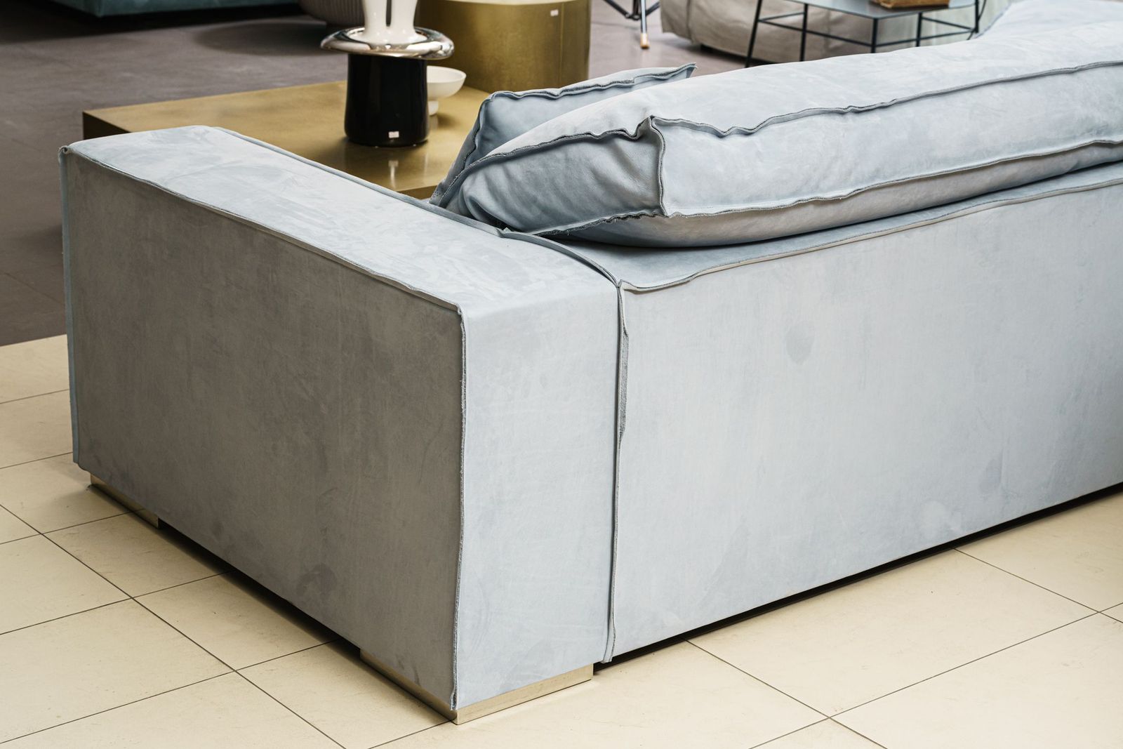 Baxter Диван Budapest Soft Kashmir Azure 430 от Baxter — в интерьере