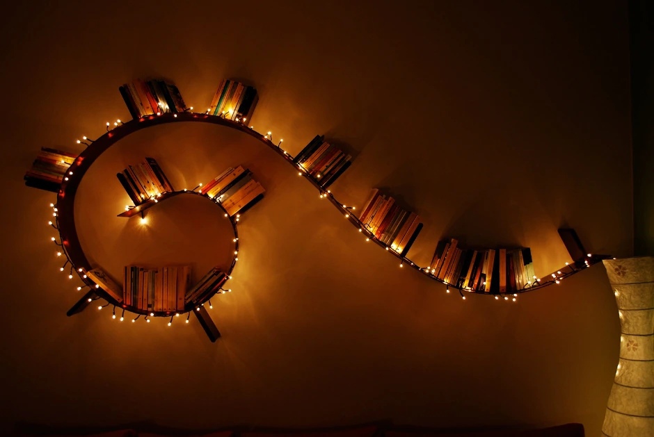 Kartell Стеллаж Bookworm от Kartell — в интерьере