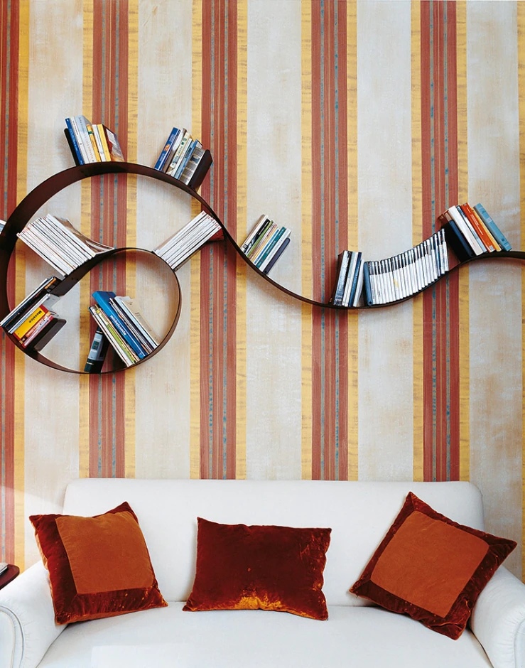 Kartell Стеллаж Bookworm от Kartell — в интерьере