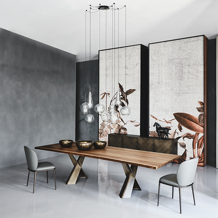 Cattelan Italia Стол Mad Max Wood /Crystalart /Keramik Premium от Cattelan Italia — в интерьере