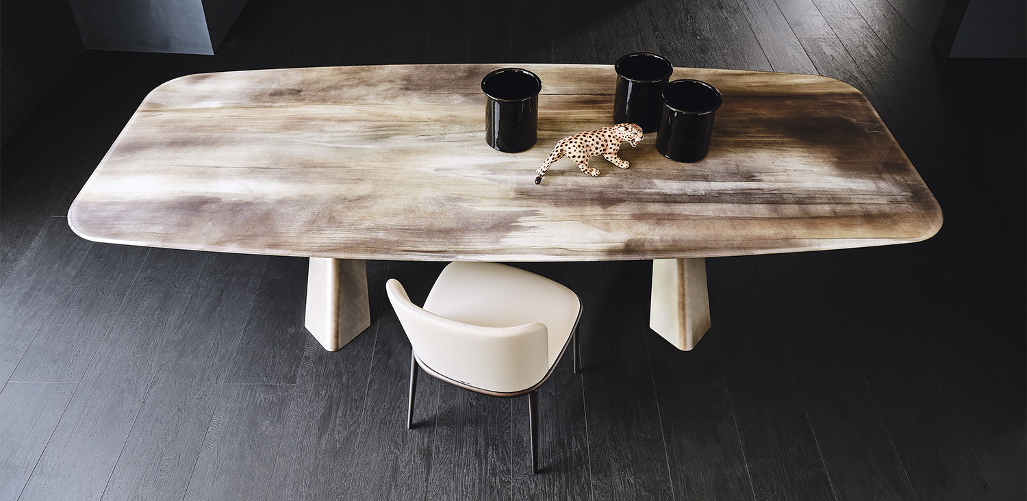 Cattelan Italia Стол Mad Max Wood /Crystalart /Keramik Premium от Cattelan Italia — в интерьере