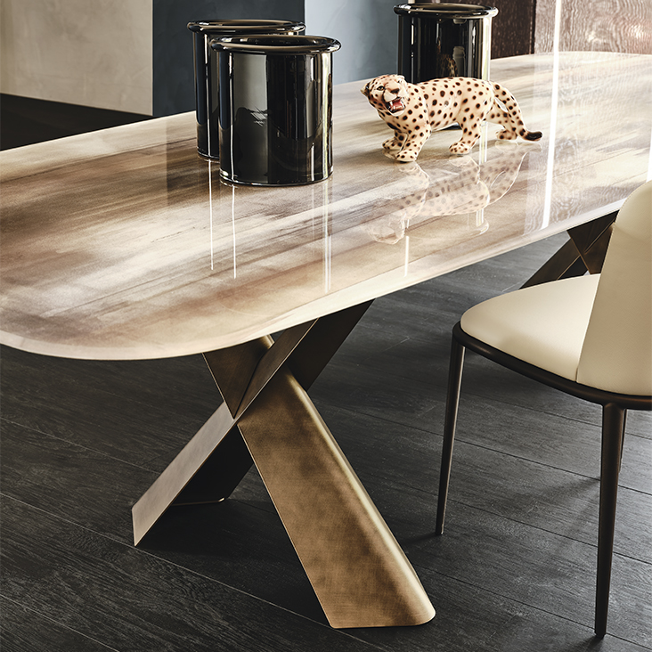 Cattelan Italia Стол Mad Max Wood /Crystalart /Keramik Premium от Cattelan Italia — в интерьере