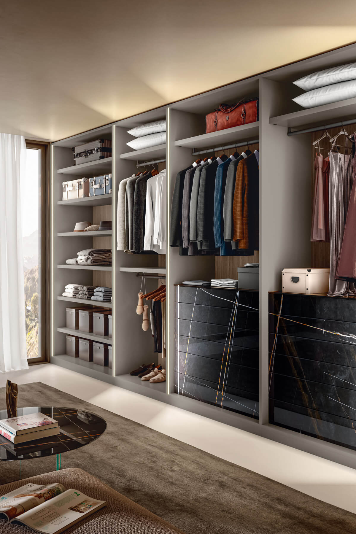 Lago Гардеробная Outfit от Lago — в интерьере