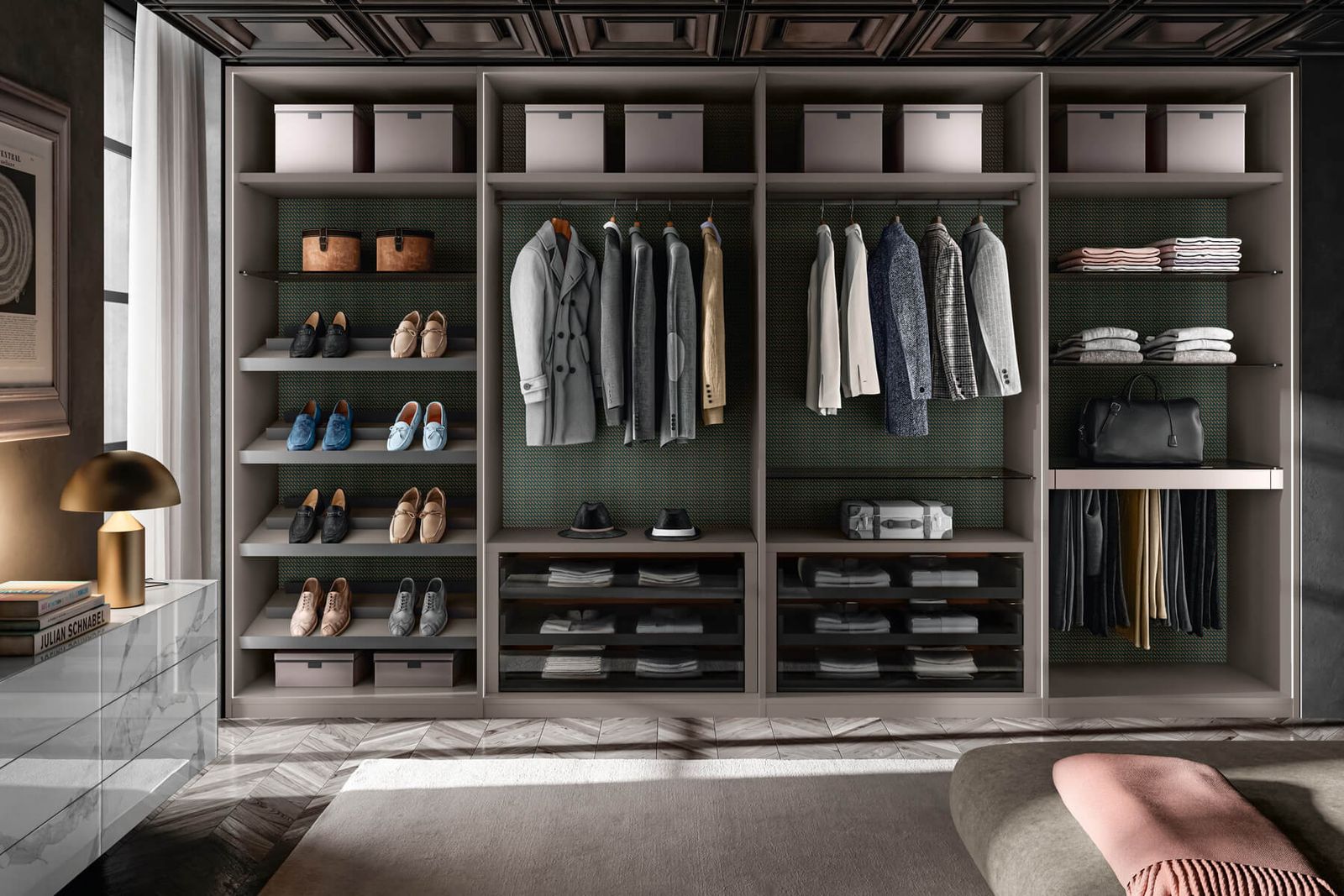 Lago Гардеробная Outfit от Lago — в интерьере