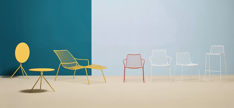 Pedrali Уличный шезлонг Nolita от Pedrali — в интерьере