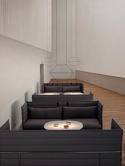 Vibia Подвесной светильник Wireflow Lineal 0325 от Vibia — в интерьере