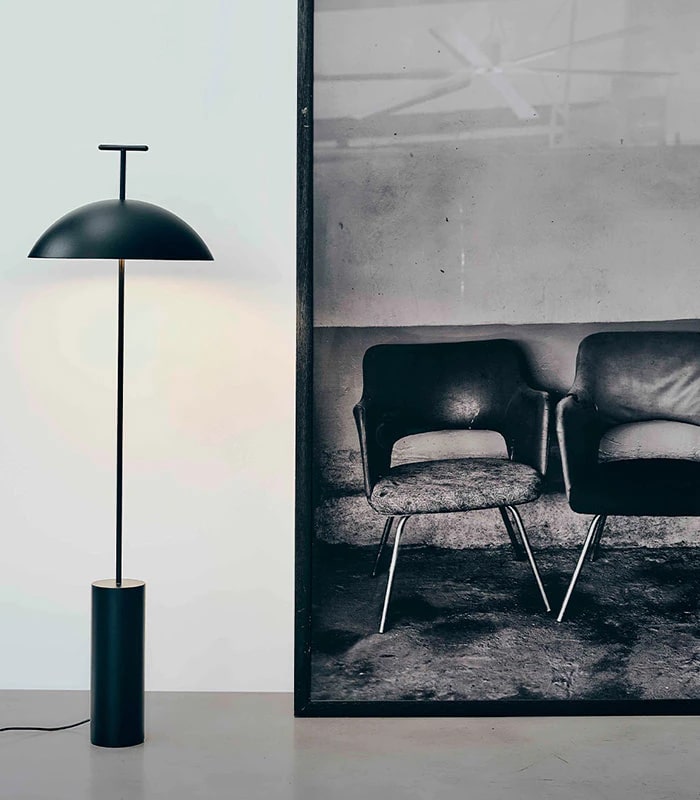 Kartell Торшер Geen Black/White от Kartell — в интерьере